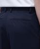 Musinsa Standard Recycled One-Tuck Relaxed Tapered Hidden Banding Crop Slacks [Navy]