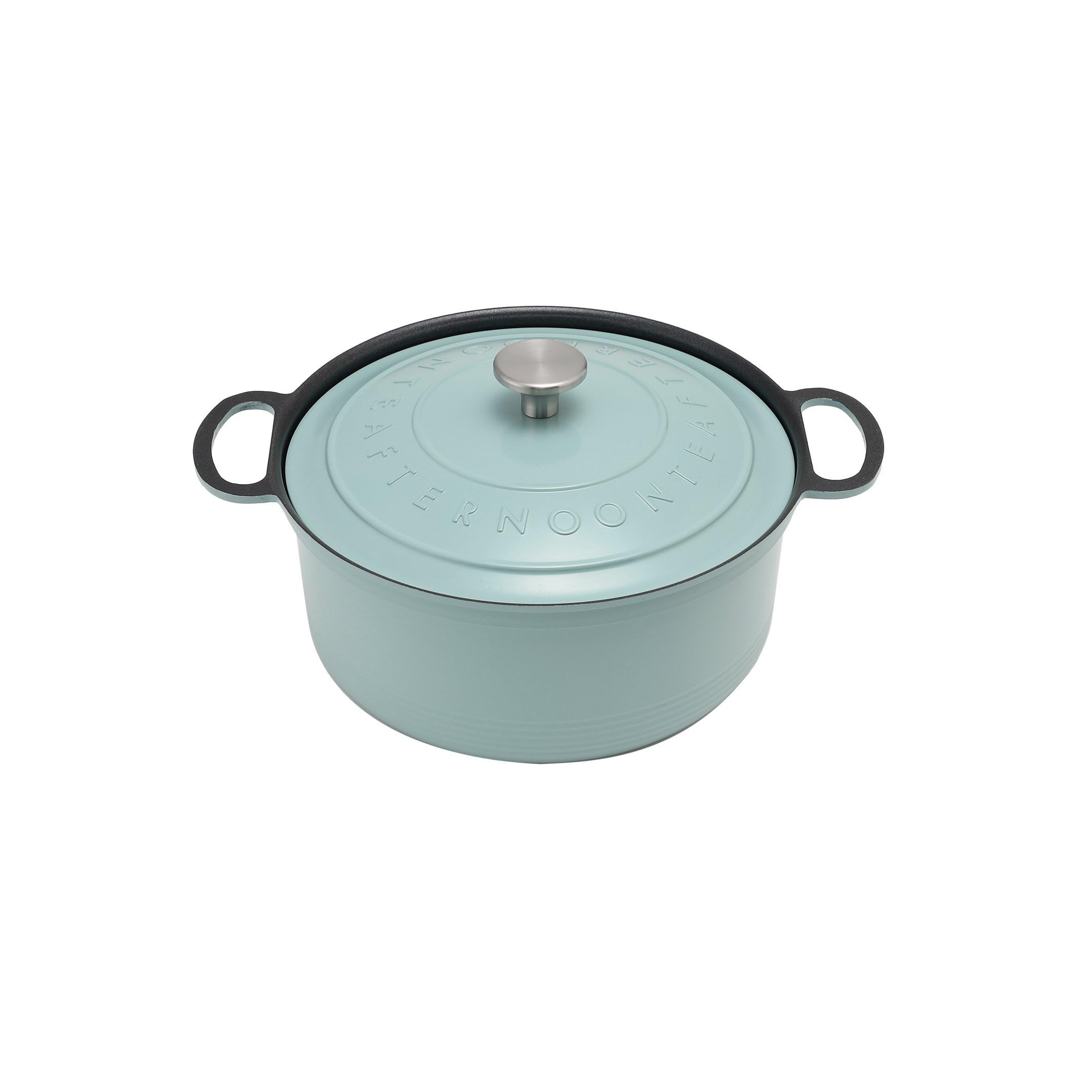 

Afternoon Tea Living JJ22 Logo Works Cocotte Pot and Frying Pan Set, Sea Green