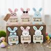 6PCS/SET Portable Easter Cash Holder Funny Money Wallet Bunny Banknote Card  Home Decorations