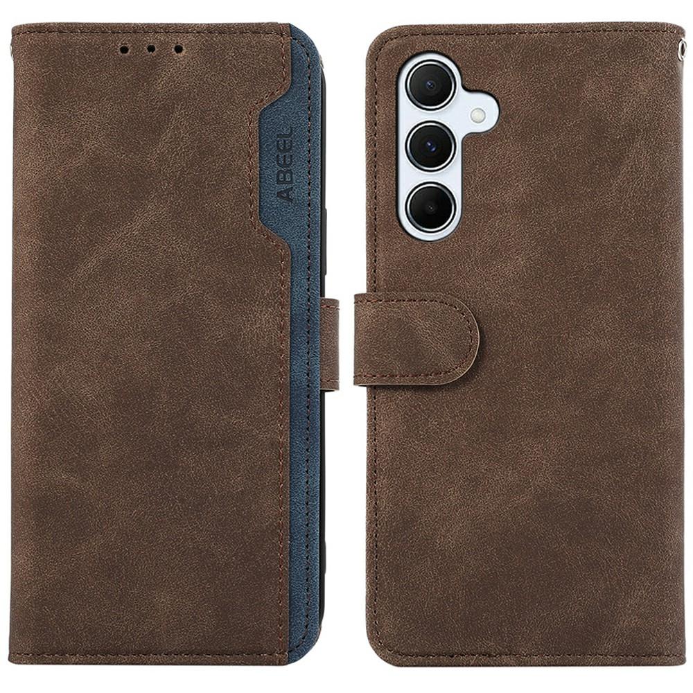 ABEEL For Samsung Galaxy A26 5G Case Color Splicing Leather Flip Phone Cover RFID Blocking