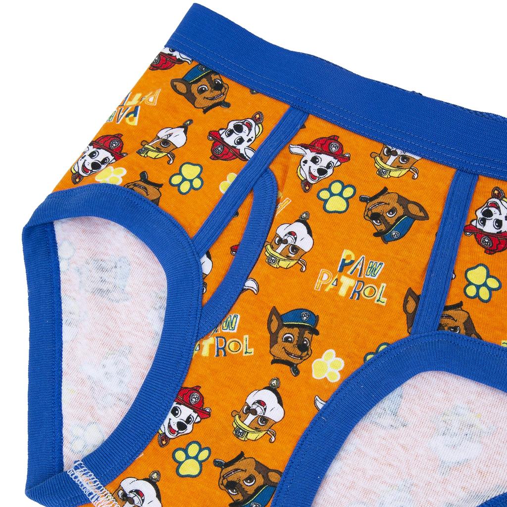 Nickelodeon Handcraft Little Boys' Paw Patrol Brief (Pack of 5), Assorted, 4