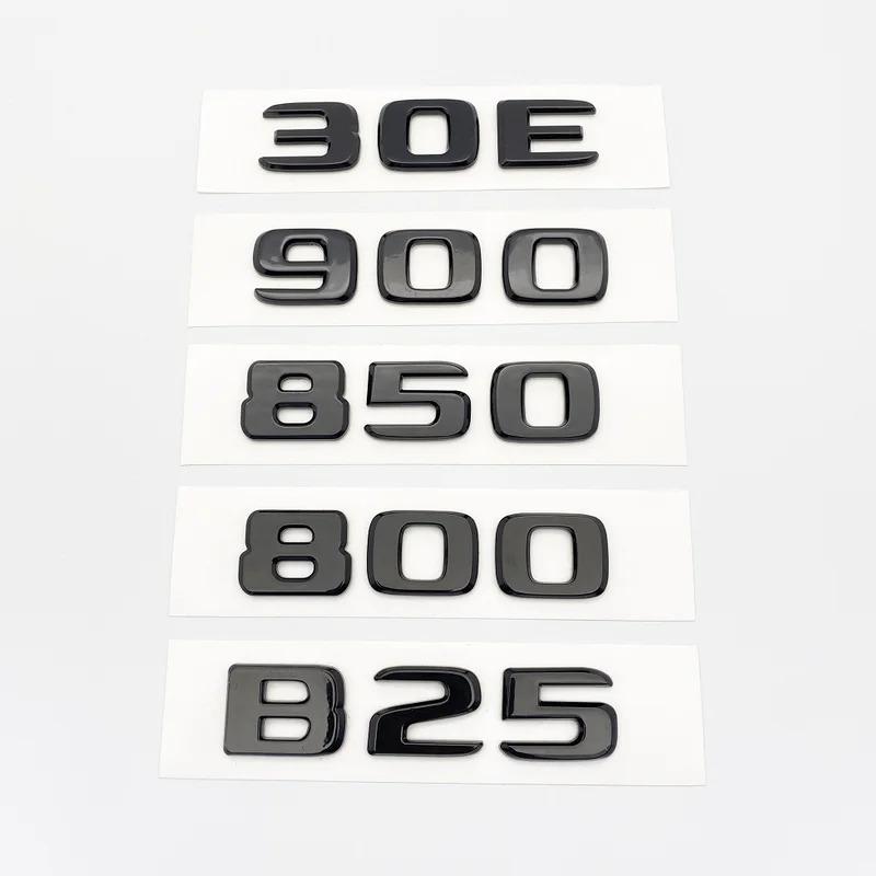 Glossy Black Letters B25 30E 900 850 800 700 ABS Emblem for Mercedes Benz Brabus E W212 W213 Car Trunk Badge Logo Sticker OG7