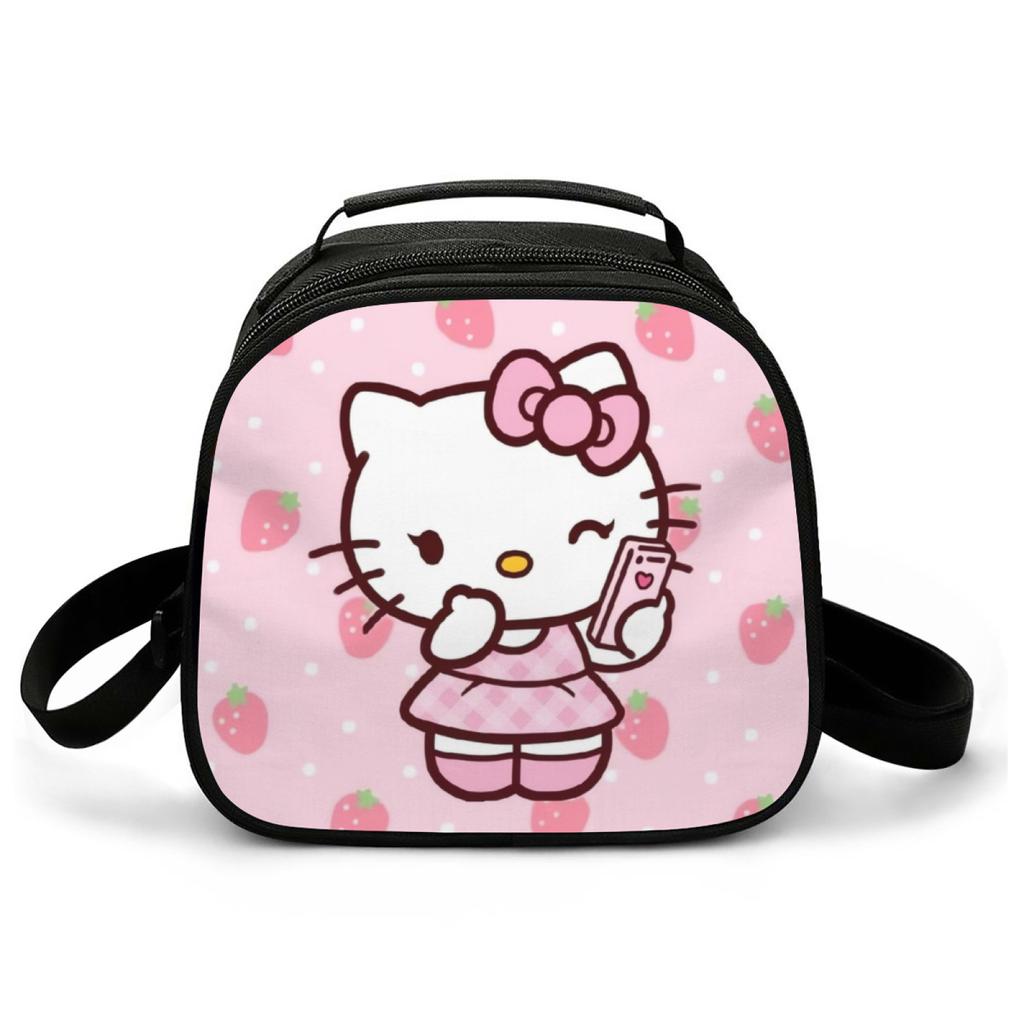 Picnic Bag, Primary And Secondary School Students Lunch Bag, Cartoon Waterproof Handbag, Large-Capacity Thermal Insulation Bag