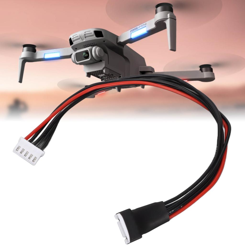4S Lipo Balance Cable Professional 1 Red 4 Black Lipo Charging Power Extension Wire for RC Model Lipo Battery
