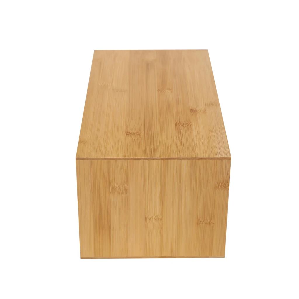 Bamboo Drawer Box, Bamboo Desk Organiser W|Drawers, Mini Chest of Drawers, Wooden Organiser for Home, Office, Kitchen, Bathroom
