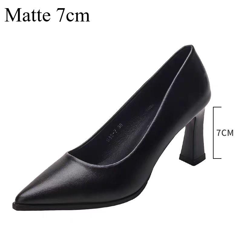 Wildleder High Heels Bequem Atmungsaktiv Frühling und Sommer Damenschuhe