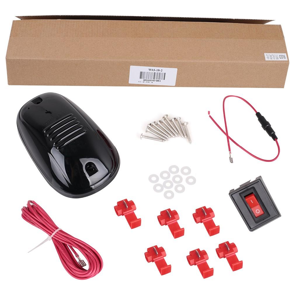 For 03-16 Dodge Ram 1500/2500/3500/4500/5500 Smoke Cab Roof Marker Light Amber×5