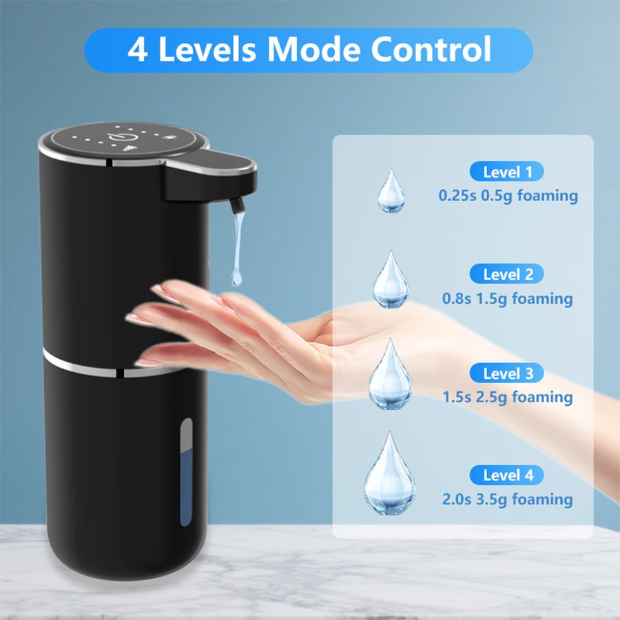 380ML Touchless IPX5 Waterproof Wall-Mounted ABS Material New Electric Automatic Smart Sense Soap Dispenser for Bathroom Kitchen
