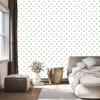 Heart Wallpaper White, Light Gray and Green 50x1000