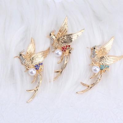 1 Stück Damen Vogel Brosche & Anstecknadel Schmuck - Retro Elegant, Mode Kreativ, Exquisite Handwerkskunst, Perfekt für Schals, Hochzeitsfeiern