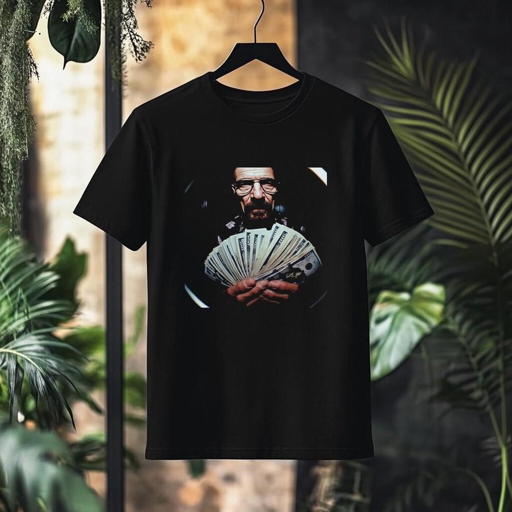 

Футболка Walter White Breaking Bad для унісекс S-3XL, Подарунок для фанатів Браяна Кренстона. L