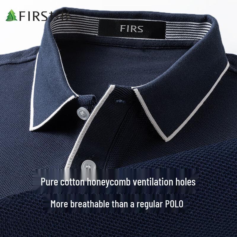 Мужская дышащая хлопковая футболка-поло с коротким рукавом Shanshan XL