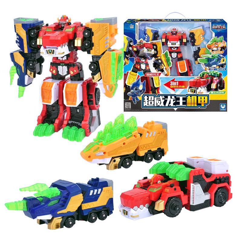 3 IN 1 Mini Force V Rangers Auto Trasformabile in Robot Giocattoli Action Figure Mini Force X Deformazione Dinosauro Robot Giocattolo
