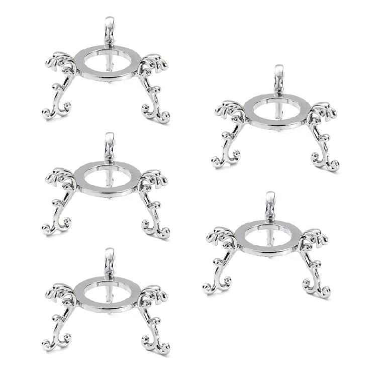 Classical Crystal Balls Stand Compact Space Saving Design Durable Corrosion Resistant Round Display Stand