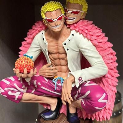 Anime One Piece Figure Donquijote Doflamingo Akční figurka One Piece Shichibukai Slepice PVC kolekce Model Panenka Dárky Hračky