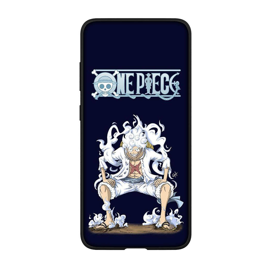 for Samsung Galaxy S25 S24 S23 S22 Ultra FE Plus A17 A37 A57 A56 A55 A06 A16 A15 A36 A26 A35 A05 A25 A54 A34 Phone Case Lovely Luffy Gear 5 One Piece