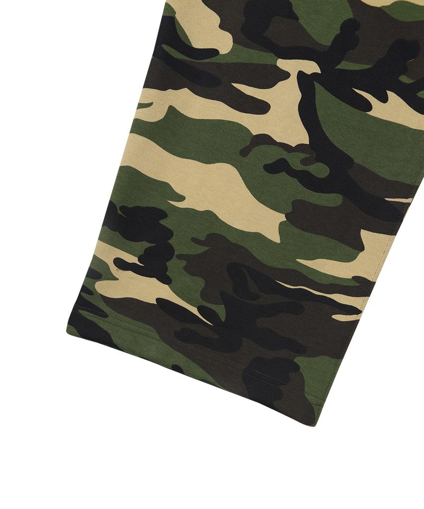 GAINSBORO Single-Pleat Wide Sweatpants_Camo Beige