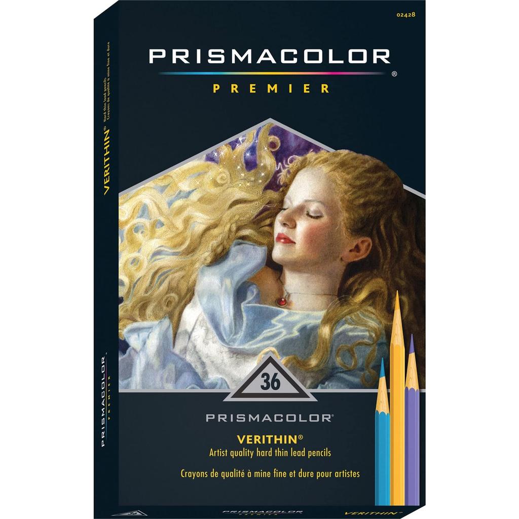 SANFORD Prismacolor Verithin Colored Pencils Multicolor 36 Pieces