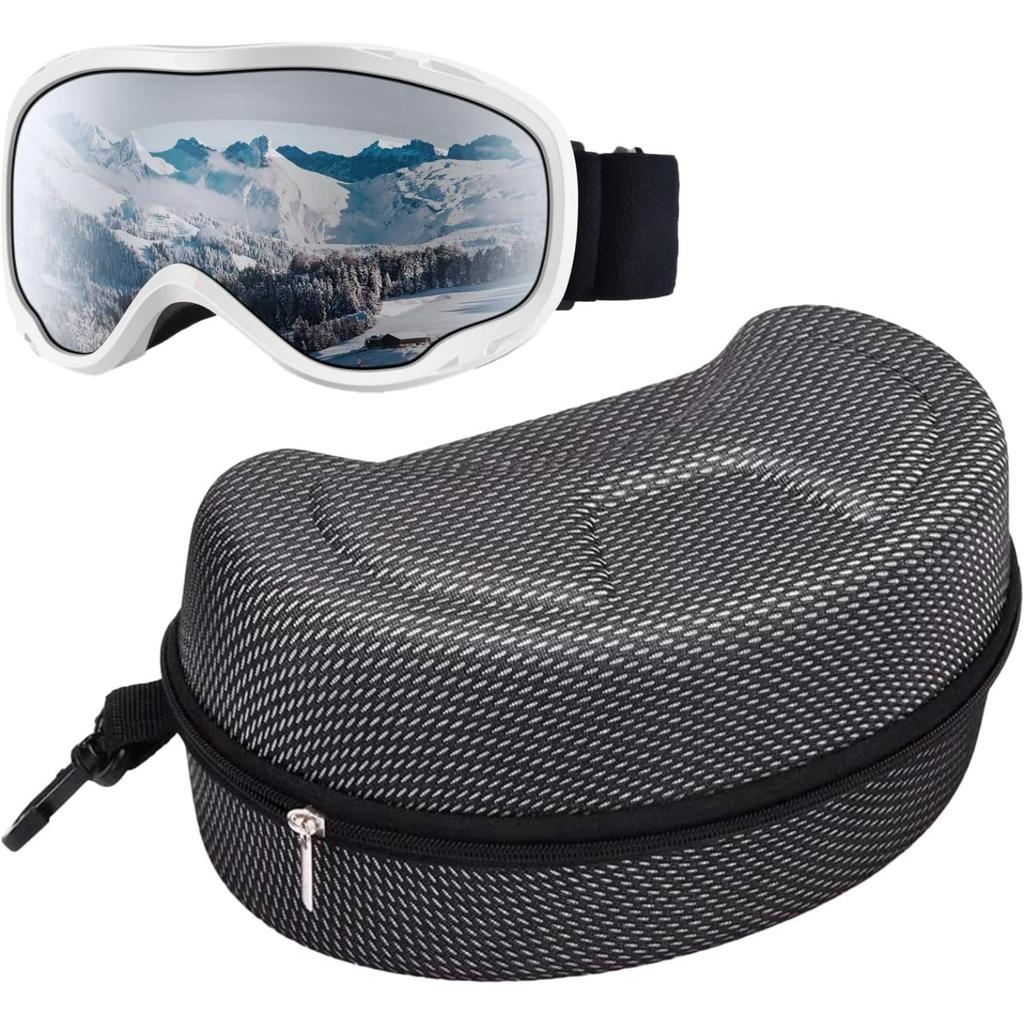 Ski Goggle Case | Hard EVA Glasses Protective Holder - Snowboard Goggles Box,for Sports Outdoor Gym Beach Hiking Snow Travel