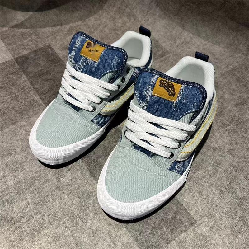 Men's 2024 New Trendy Canvas Sports Casual Sneakers - Breathable Korean Style for Autumn
