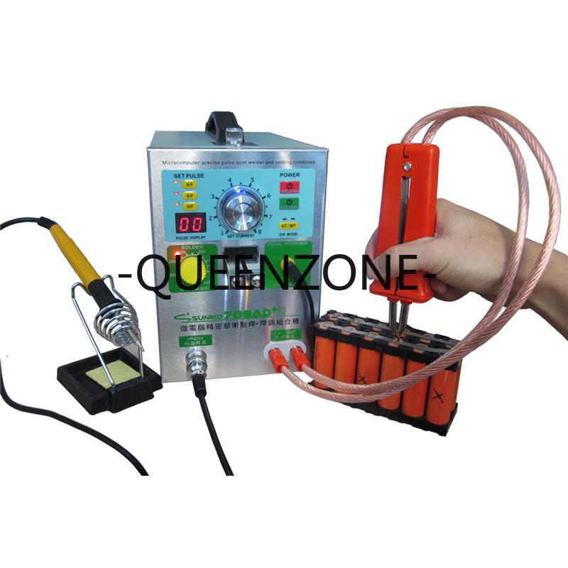 1.9KW Spot Welder S709AD Battery Pack Spot Welder Lithium-ion Battery Pulse Welder Welding Soldering Machine EU220V