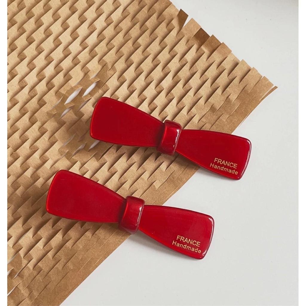 Red Series Hair Accessories: Multi-Style BB Clips & Festive Hairband for Women