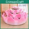 Adorable Plush Lotus Flower Cushion For Office Decoration And Gift Giving