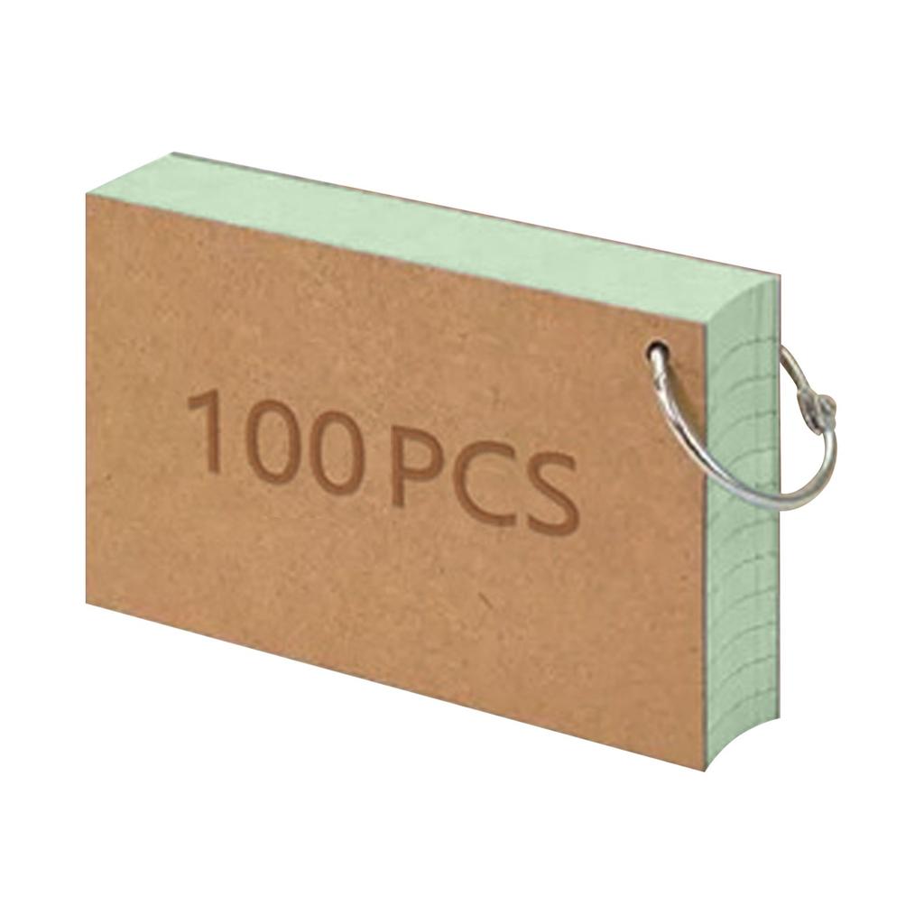 Lined Colored Index Cards Memo Pad Blank Flashcards Notepad Pre Hole PUnched Office Supplies Portable Pocket Notebooks Learning