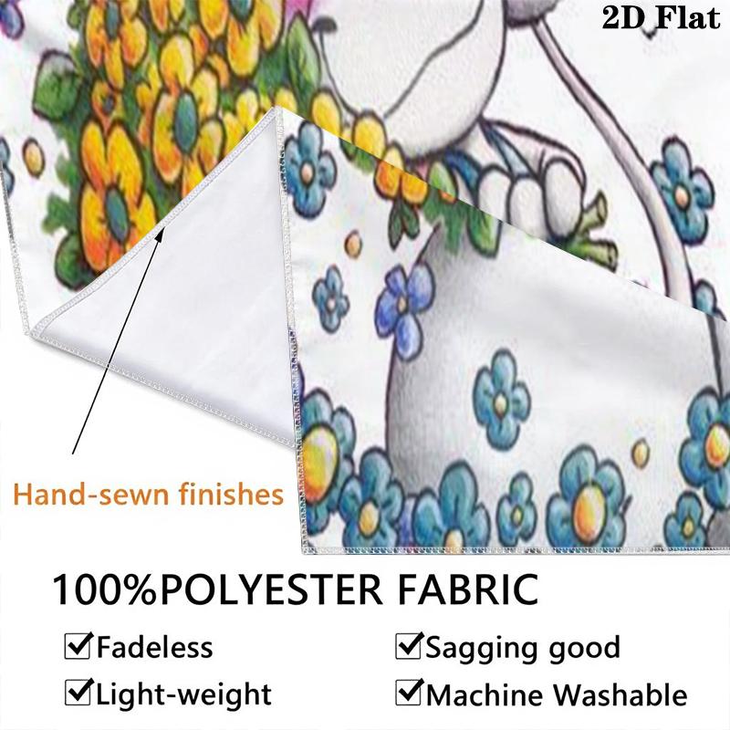 diddl Wall Tapestry Aesthetic Wall Hanging Printed Fabric Blanket Decorative Tapestries for Bedroom Living Room Home Decor