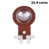 25.4Mm Tweeters Voice Coil Round Speaker Treble Coil Replacement Horn Titanium Film Copper Clad Alumium Diaphragm