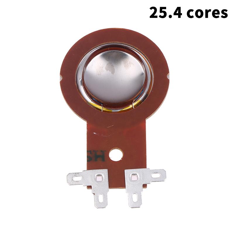 25.4Mm Tweeters Voice Coil Round Speaker Treble Coil Replacement Horn Titanium Film Copper Clad Alumium Diaphragm