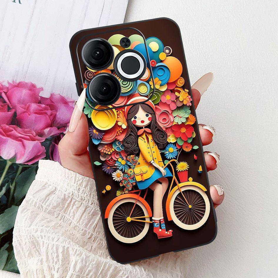 For Itel A80 Case A671L A671LC Cover Popular Dragon Cartoon Soft Silicone Protect Phone Shell For Itel A70 A665L A 70 A 80 Funda