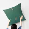 Minimalist Abstract Light Green Seawater Swimming Art Pillow Gift Home Office Decoration Pillow Bedroom Sofa Car CoverPillow Cas