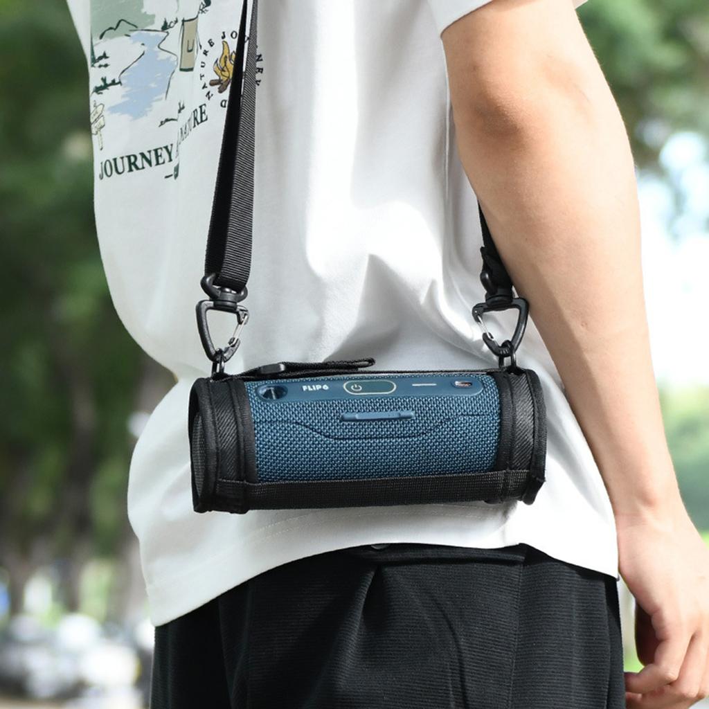 Scratches Resistant Shoulder Bag Case For Flip 6 7 Speaker Series Heavy Duty 600D Cloth Fabric Organiser Sleeve