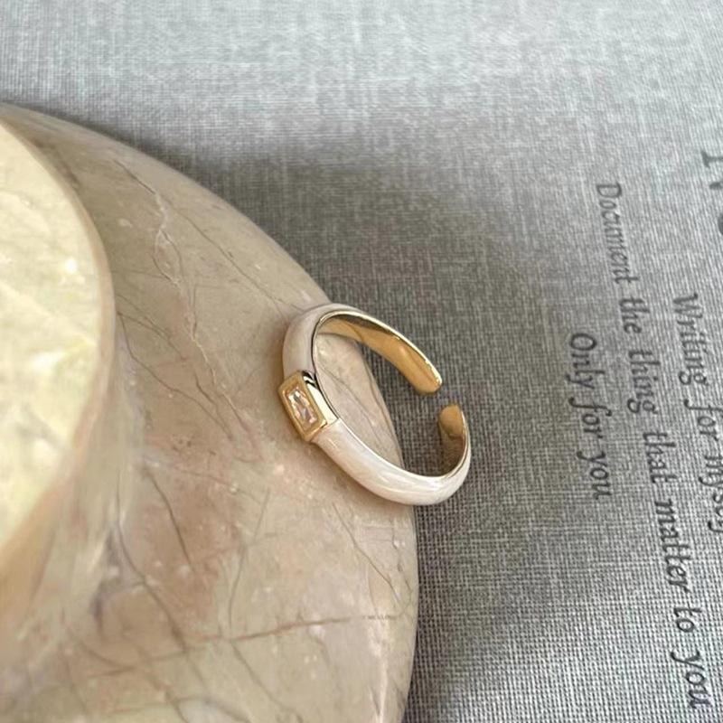 Schmetterling Emaille Bunter Ring für Frauen Verstellbares Offenes Design Einzigartiger und Schicker Schmuck