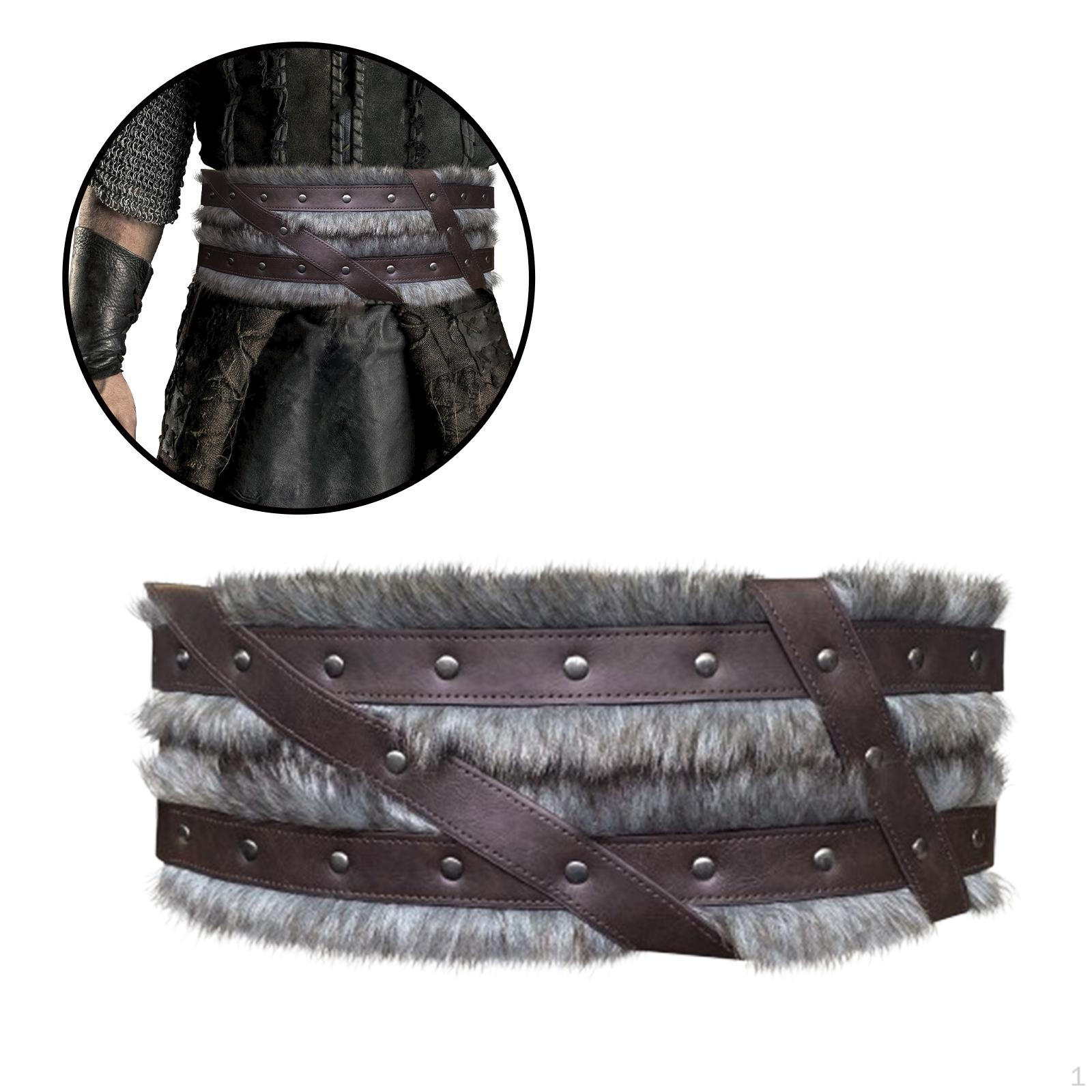 

Аксессуар для костюма ларп-игры: широкий пояс для мероприятий в средневековой тематике