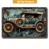 Metal Poster Pike Fish Art Fishing Store Wall Decor 20x30cm 2D Flat Metal Sign