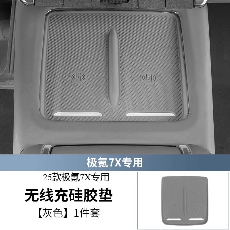 For Huanxin Zeekr 7X Water Cup Pad Central Control Water Groove Cover Anti Slip Pad Water Cup Holder Accessories 25-26 Models