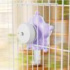 Mental Stimulation Parrots Toy Rotating Snacks Dispenser Flower Shape Design Durability Bird Cage Accessory