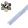 B-Est 5M H Shape Rubber Glass Seal Strip 6Mm Silicone Bathroom Shower Screen Seal Strip Window Rubber Sealer Weatherstrip