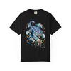 Compass Tiger Kite-Glass Fantasy T-Shirt Black Front Print Comfort Colors 1717