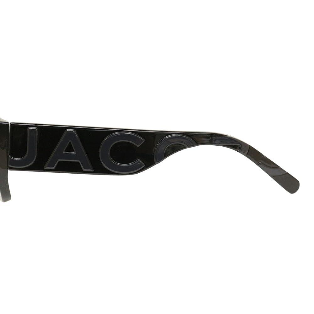 Marc Jacobs Sunglasses MARC LOGO 096/S Black Thick Temple Embossed Logo Eyewear
