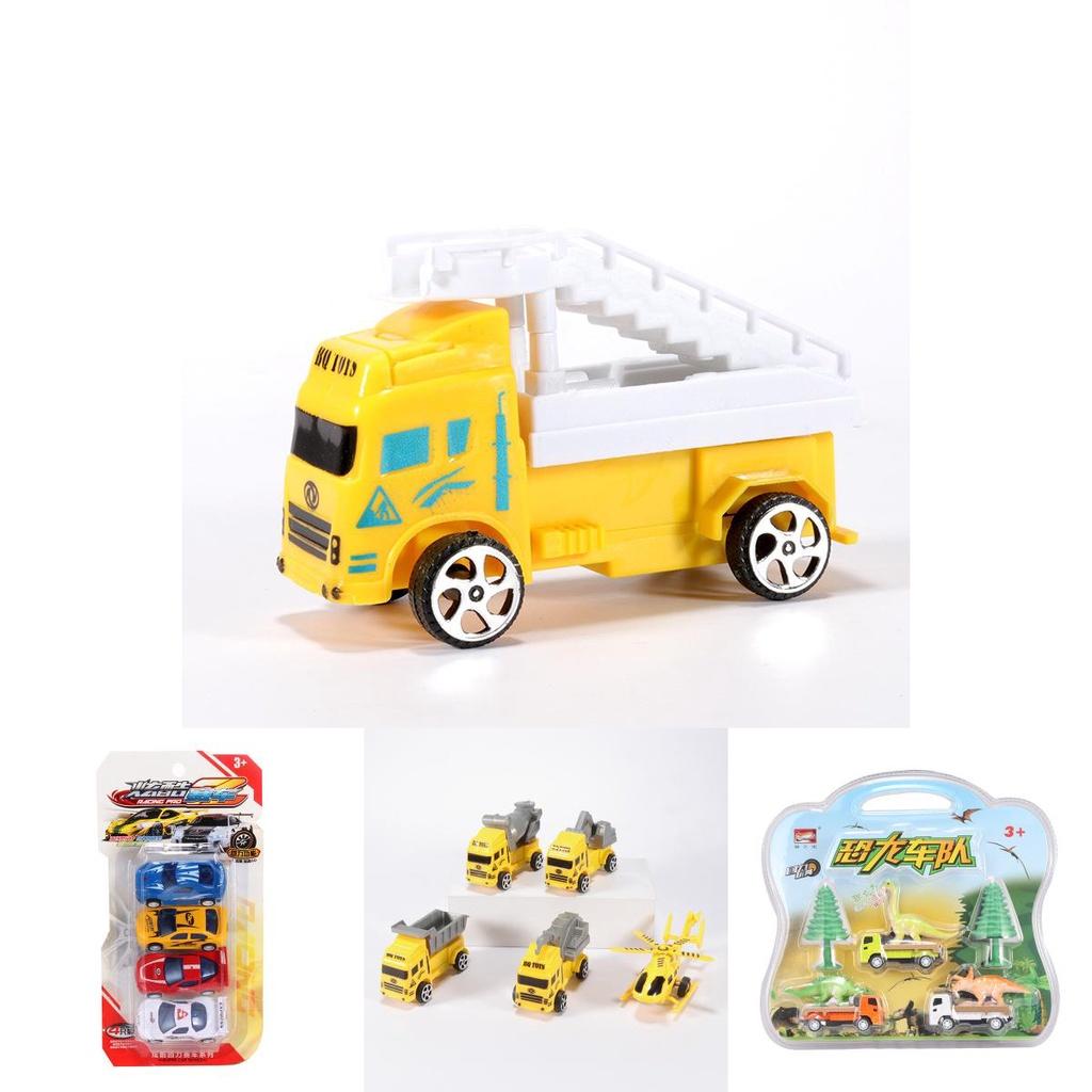 Spielzeugautos LKW Hubschrauber Stadtbau-Set mit sicherem ungiftigem Kunststoff für Kinder