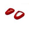 Gloss Red Color Remote Key Cover Protection Case Keypad For Porsche BLACK Head Remote Key