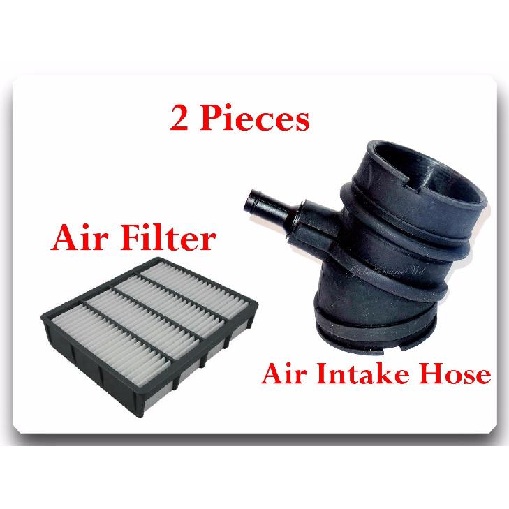 2 Pcs Air Intake hose & Engine Air Filter Fits: Toyota 4Runner 1998-2001 V6 3.4L