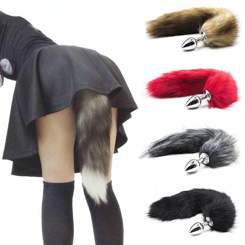 სექსუალური სათამაშოები ანალური შტეფსელი კუდი ქალებისთვის ზრდასრული სქესის პროდუქტი მამაკაცის კონდახით შტეინლეს ფოლადის ანალური შტეფსელი Cosplay წყვილი მოზრდილებისთვის