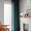 Fabric Daddy Blackout Crochet Curtains - Soundproof, Magic Tape for Bedroom, Kitchen & Living Room Bay Windows