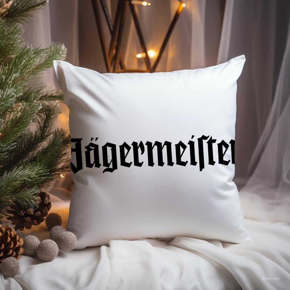 Mode J-Jagermeister Kissenbezug Premium Komfort Wendbarer Kissenbezug -Zwei-in-Eins-Design für jeden Raum & Autoinnenraum