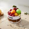 Non-Slip Double Spice Tray Round Rotatable Seasoning Holder 360° Rotating Storage Tray  for Home
