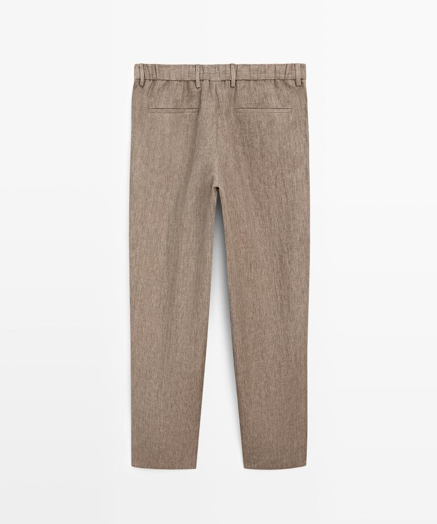 Masimodutti Linen Suit Pants